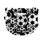 Unisex 15cm Ultra-Wide Soccer Print Sports Headband