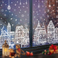 ⏳LAST DAY SALE!🎁🎄 Christmas Village Window Sticker Set