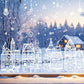 ⏳LAST DAY SALE!🎁🎄 Christmas Village Window Sticker Set