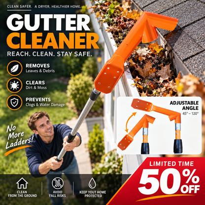 🔥50% OFF🔥No-Climb Gutter Cleaning Tool
