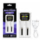 Smart LCD Dual Slot Battery Charger