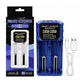 Smart LCD Dual Slot Battery Charger