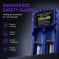 Smart LCD Dual Slot Battery Charger