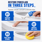 White Toilet Porcelain Repair Cream