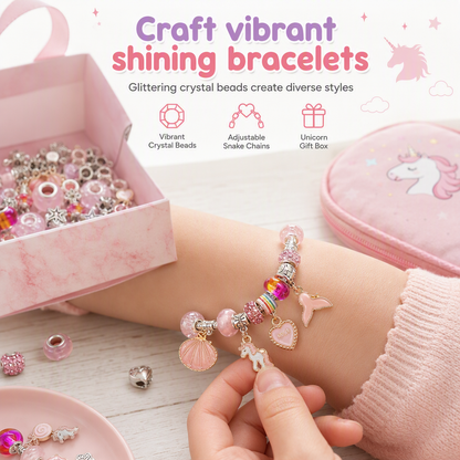 📿Kids DIY Charm Bracelet Making Kit for Girls💎