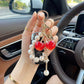 Sweet Cherry Keychain Bag Charm