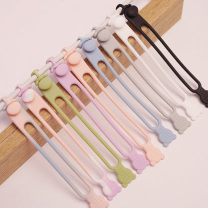 Multifunctional Silicone Cable Organizers (10pcs)