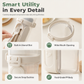 Portable Double Layer Plastic Salad Cup