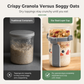 Portable Double Layer Plastic Salad Cup