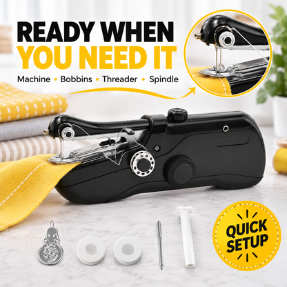 Mini Cordless Handheld Sewing Machine
