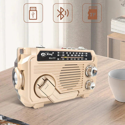 ⏳Time-Limited Special⏰Multi-function Hand Crank Portable Radio with Flashlight