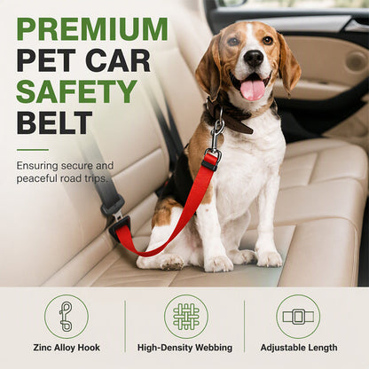 Durable Adjustable Pet Car Safety Seat Belt
