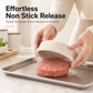 Thickened Round Silicone Meat Portioning Container with Lid