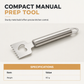 Stainless Steel 2-in-1 Corn Peeler and Bottle Opener