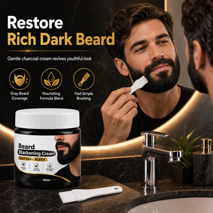 Men's Natural Black Beard Dye Cream