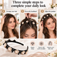 Vintage-Style Headband with a Pearl Topper