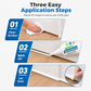 White Peelable Window and Door Gap Sealant Windproof Draft Stopper with Plastic Scraper