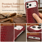 Luxury Pattern Half-Wrap Shockproof Phone Case