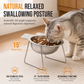 Elevated Stainless Steel Pet Bowl with Raised Stand