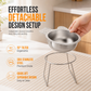 Elevated Stainless Steel Pet Bowl with Raised Stand