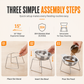 Elevated Stainless Steel Pet Bowl with Raised Stand