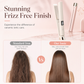 2 in 1 Hair Straightener and Curler Flat Iron Dormitory Friendly Dual Use Hair Styling Tool for Bangs Straightening and Curling
