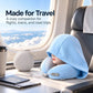 📢 50% OFF! Hooded Travel Neck Pillow – Shaded Rest & Adjustable Neck Support for Flights ✈️✨