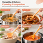 Thickened Translucent Silicone Soup Ladle for Non-Stick Cookware Kitchen Cooking Spoon