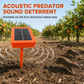 Solar-Powered Garden Rodent Deterrent – Cat Sound Device