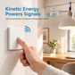 Type 86 -Powered Wireless Remote Light Switch Panel Wire-Free Stick-On Kinetic Rocker Wall Switch