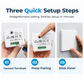 Type 86 -Powered Wireless Remote Light Switch Panel Wire-Free Stick-On Kinetic Rocker Wall Switch