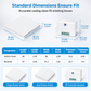 Type 86 -Powered Wireless Remote Light Switch Panel Wire-Free Stick-On Kinetic Rocker Wall Switch