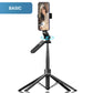 Aluminum Alloy 360-Degree Rotating Selfie Anti-Shake Tripod