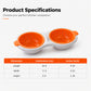 Innovative Microwave Double Egg Poacher with Lid