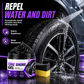 Car Tire Shine Gel 200g Restoration Paste and Rubber Parts Blackening Coating Wax