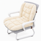 Winter Thickened Plush Integrated Heated Seat Cushion with Backrest Removable and Washable Warm Chair Pad for Office and Student Desk Chairs