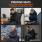 Portable Electric Heated Chair Pad and Seat Cushion for Office Home and Outdoor Winter Use 45x87cm