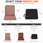 Portable Electric Heated Chair Pad and Seat Cushion for Office Home and Outdoor Winter Use 45x87cm