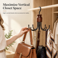 Heavy-Duty Multi-Function Hanger with 8 Metal Hooks