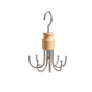 Heavy-Duty Multi-Function Hanger with 8 Metal Hooks