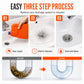 🚰50% OFF NOW! Household Drain Clog Remover Pipe Dredge Agent – Powerful Drain Cleaner, Dissolves Hair, Grease & Organic Blockages, Eliminates Sewer Odors for Kitchen Sink, Shower & Bathroom Drains