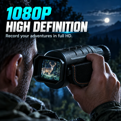 📢📢 50% OFF🔍1080P HD Night Vision Monocular – 16X Digital Zoom for Outdoor Adventures & Wildlife Viewing