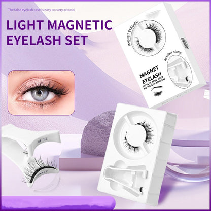 Reusable Magnetic Eyelashes Set, No Glue Lashes with Applicator