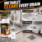 80 Count Drain Cleaning Effervescent Tablets for Pipe and Sewer Maintenance Suitable for Various Drains