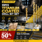 🔥Limited time 50% OFF!🔧 High-efficiency tool favored by veteran craftsmen!Factory Outlet-99pcs Titanium Coated Drill Bit Set